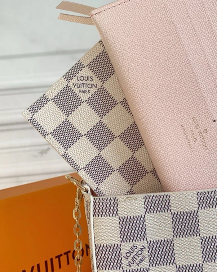 REBCE Elegant Louis Vuitton Felicie Pochette Bag