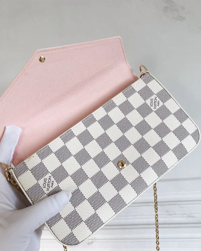 REBCE Elegant Louis Vuitton Felicie Pochette Bag