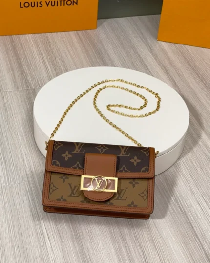 REBCE Iconic Louis Vuitton Dauphine East West Handbag