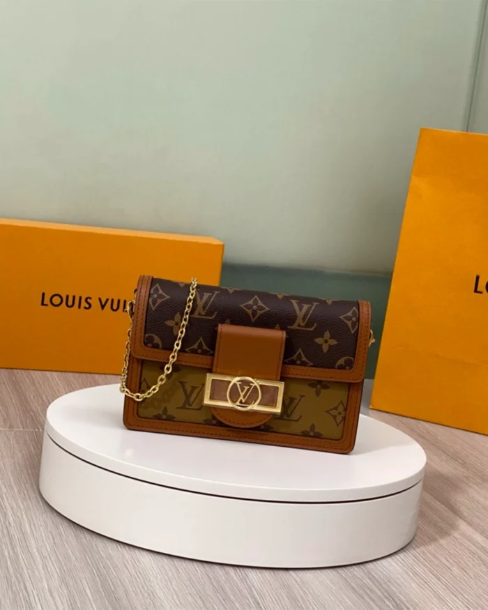 REBCE Iconic Louis Vuitton Dauphine East West Handbag