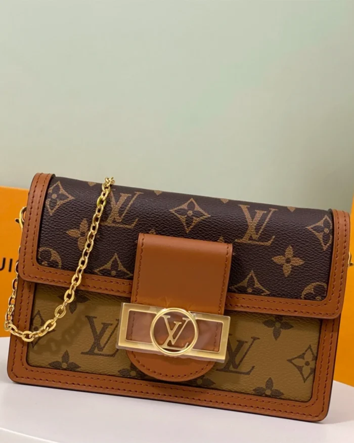 REBCE Iconic Louis Vuitton Dauphine East West Handbag