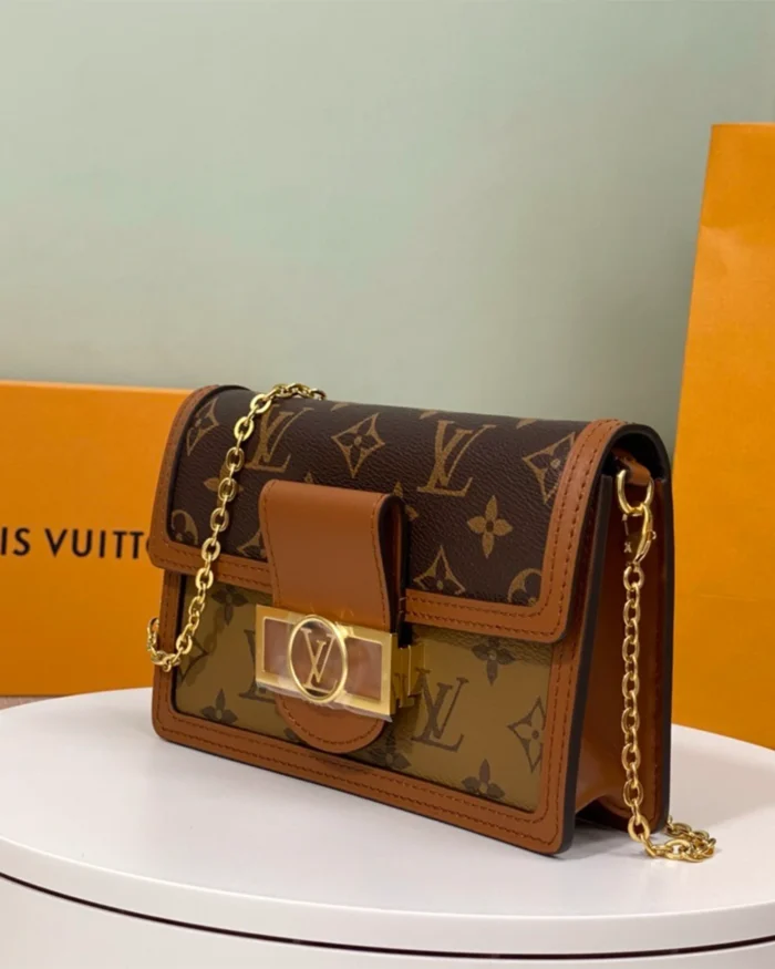 REBCE Iconic Louis Vuitton Dauphine East West Handbag