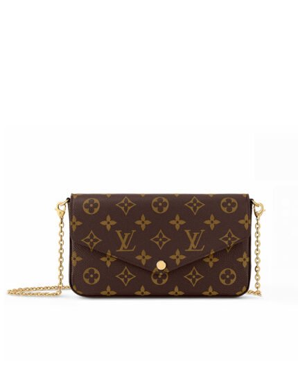 Louis Vuitton Pochette Felicie bolso de cadena estilo clásico Monograma