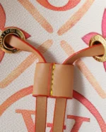 REBCE Elegant Louis Vuitton Néonoé BB in Monogram Tiles