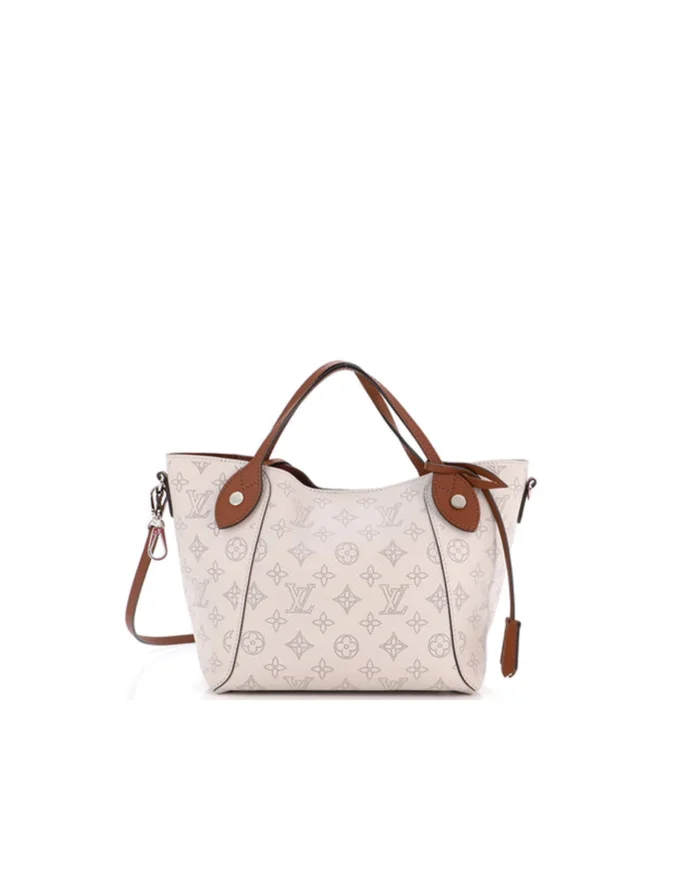 Rebce Louis Vuitton Hina Handbag Mahina Leather PM
