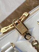 rebce Louis Vuitton Speedy Bandouliere 20 White Blue