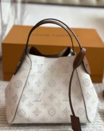 Rebce Louis Vuitton Hina Handbag Mahina Leather PM