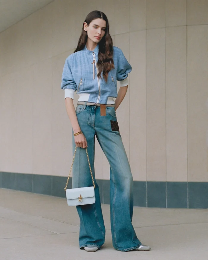 Rebce Louis Vuitton Cartera Con Cadena LV Bloom