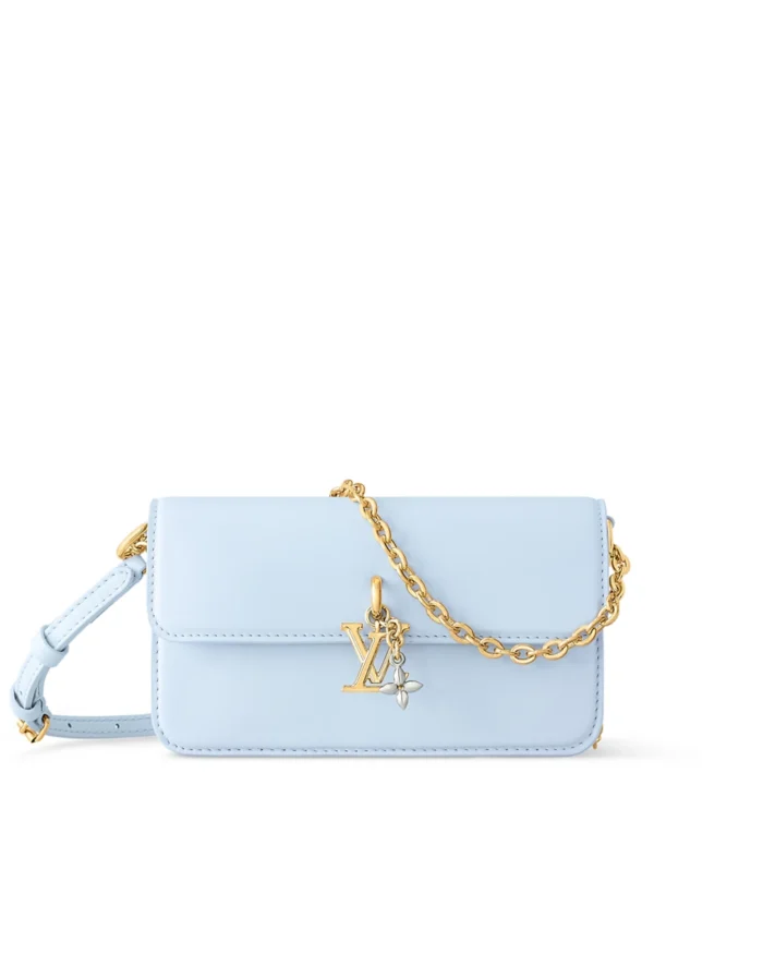 Rebce Louis Vuitton Cartera Con Cadena LV Bloom