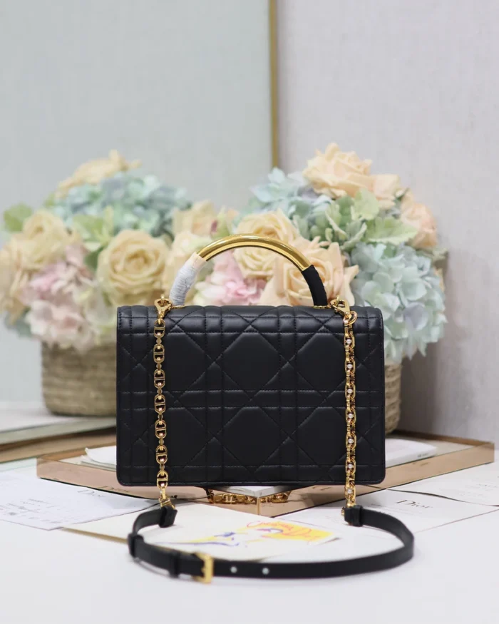 REBCE Dior Ange Macrocannage Lambskin Medium Bag