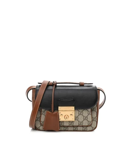 Rebce GUCCI Padlock leather handbag