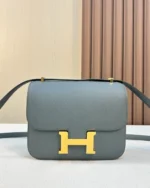 REBCE Hermès Epsom Constance 18 Bleu Glacier