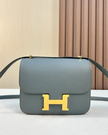 REBCE Hermès Epsom Constance 18 Bleu Glacier