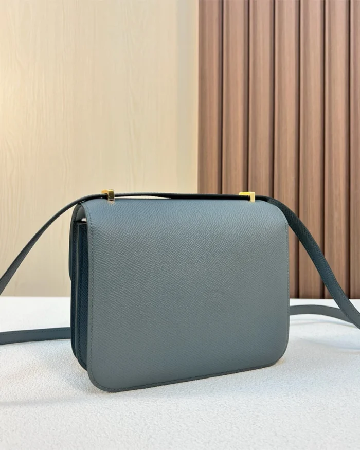 REBCE Hermès Epsom Constance 18 Bleu Glacier