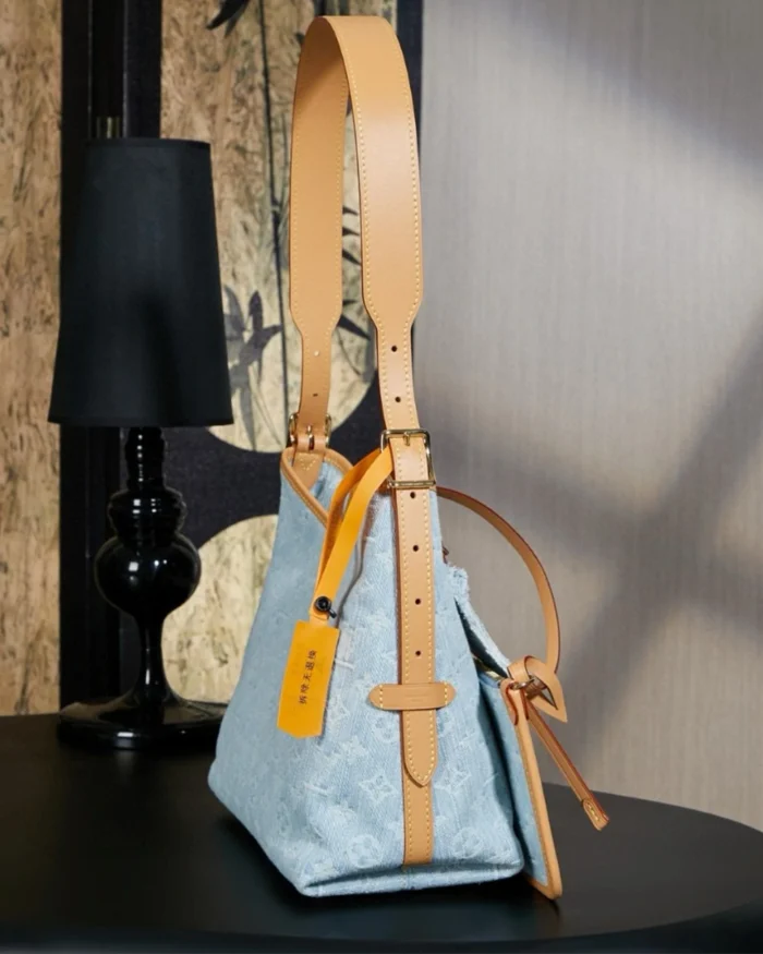 rebce Louis Vuitton CarryAll Pm Sky Blue Denim