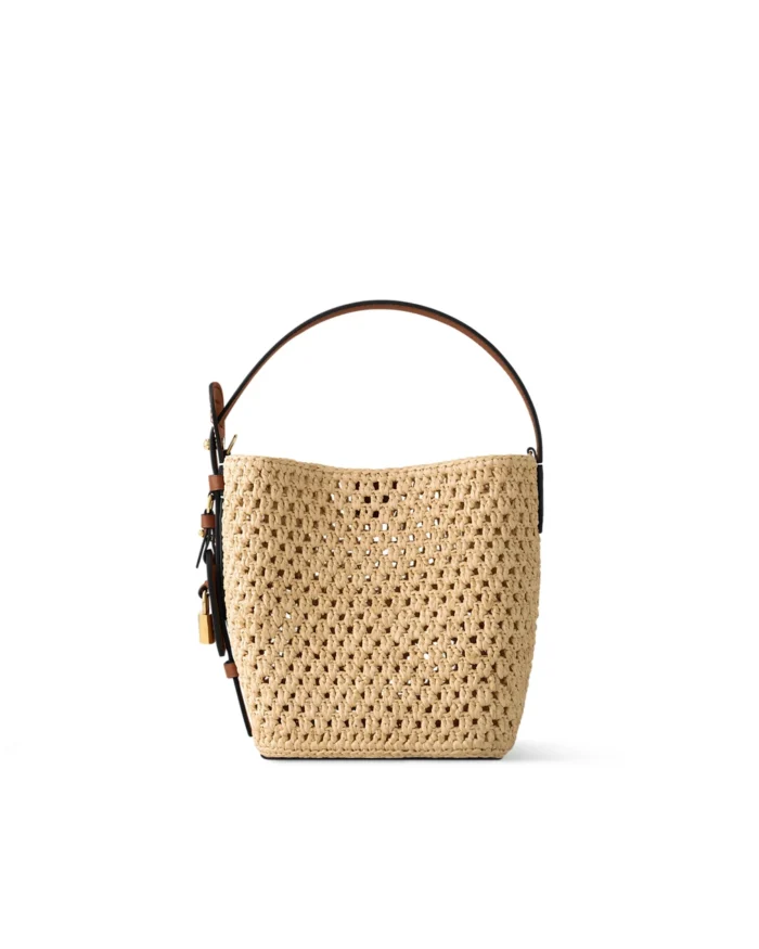 Rebce Louis Vuitton Woven Bucket Bag – Top Original Edition (with Foldable Gift Box)