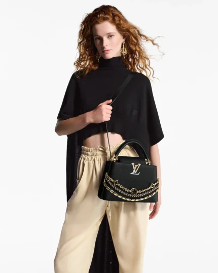 Rebce Louis Vuitton Capucines BB Bag – Trilogy Collection in Taurillon Leather