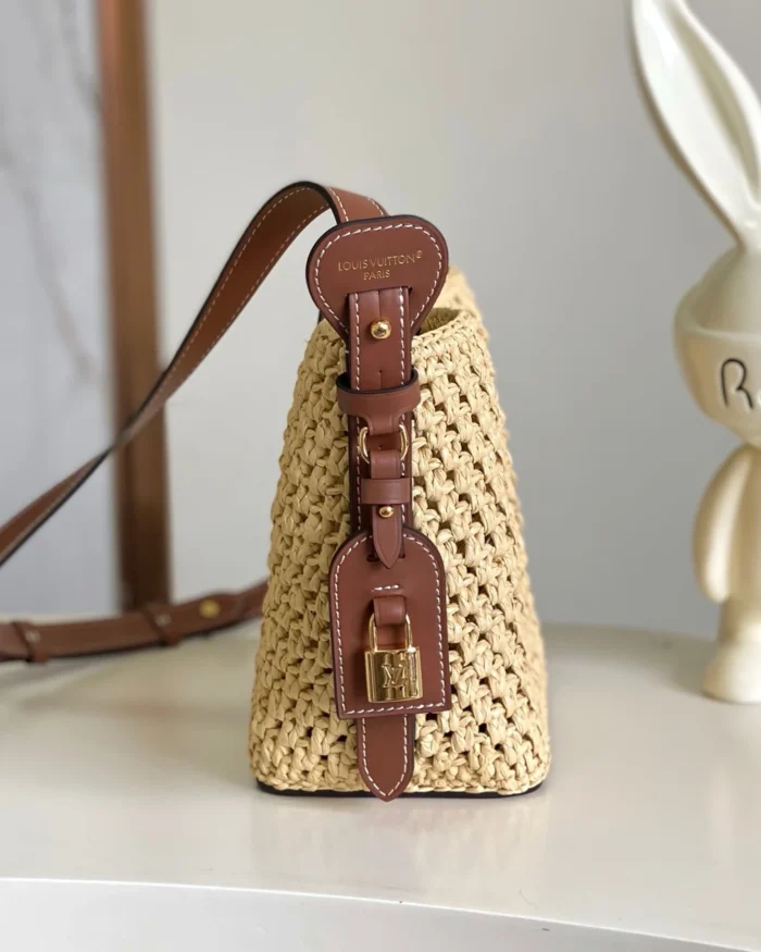 Rebce Louis Vuitton Woven Bucket Bag