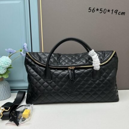 Saint Laurent YSL Handbag New ES Giant Quilted Leather Travel Bag