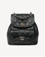 Chanel Duma REBCE Backpack Soft Lambskin with Light Gold Metal