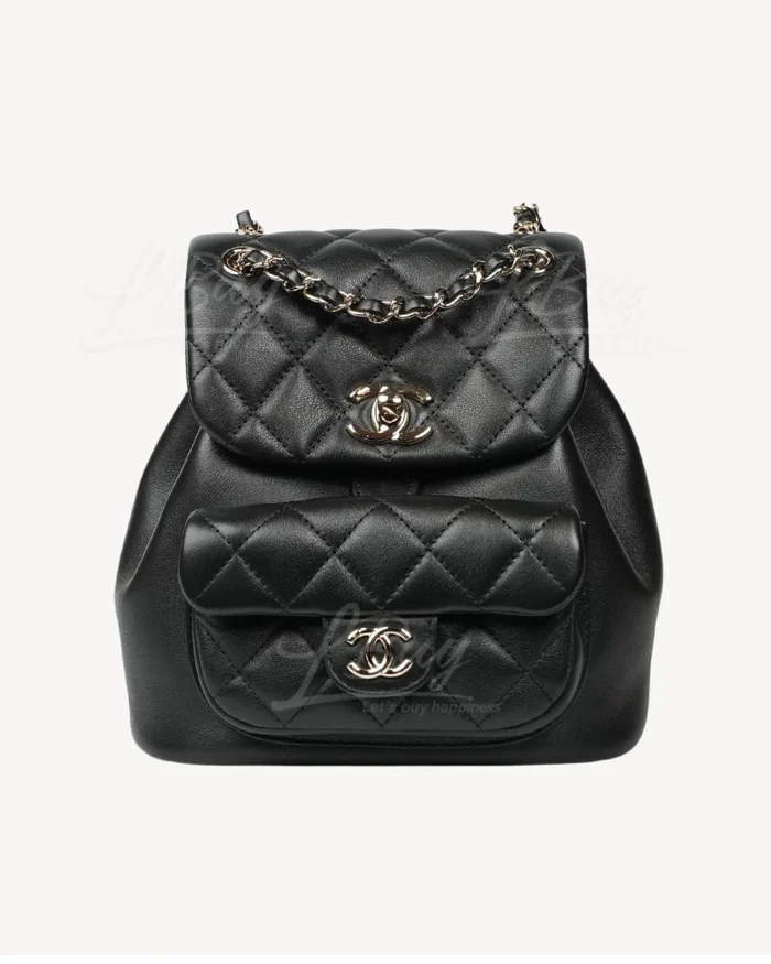 Chanel Duma REBCE Backpack Soft Lambskin with Light Gold Metal