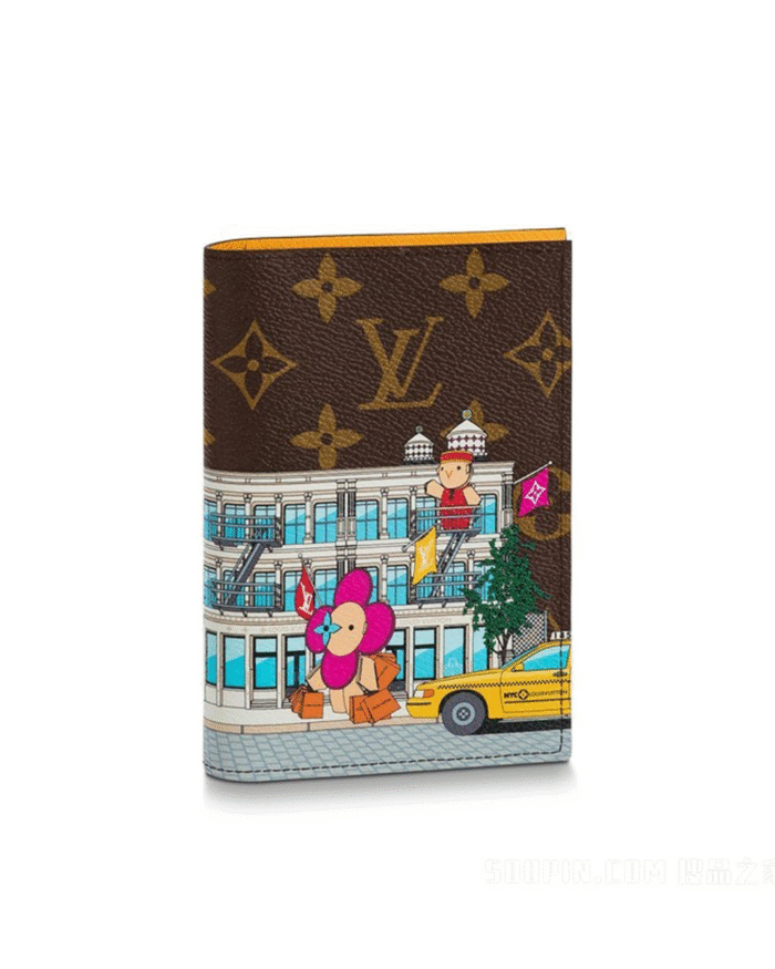 REBCE Louis Vuitton vivienne holiday Passport holder