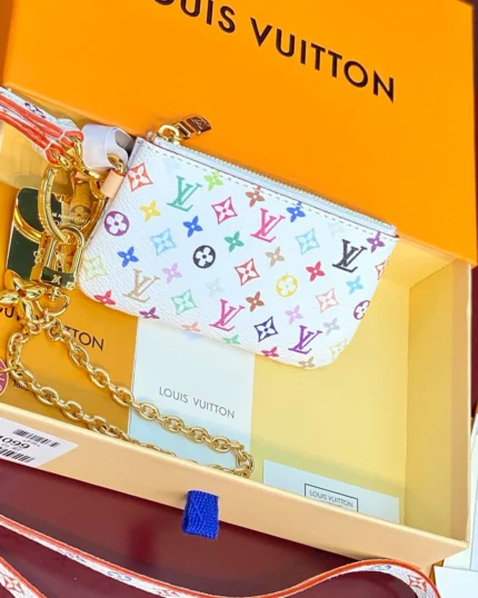 Louis Vuitton x Takashi Murakami Rainbow REBCE Monogram Phone Charm (Limited Re-edition)