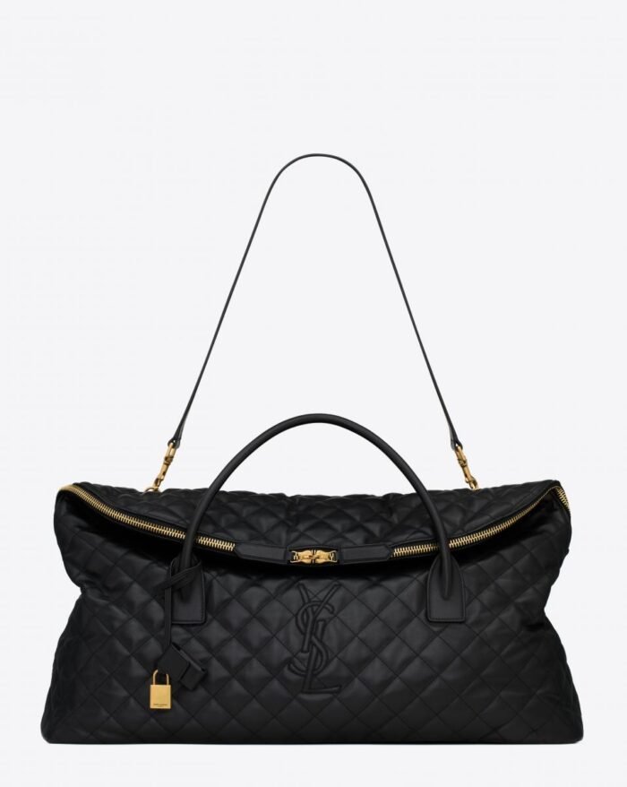 Saint Laurent YSL REBCE Handbag New ES Giant Quilted Leather Travel Bag